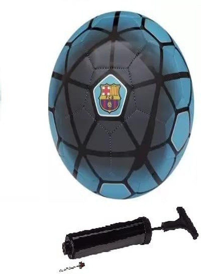 WIKIGO Set of FC Barcelona Football with Air Pump - Image 1