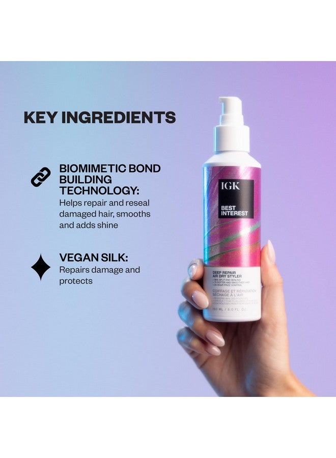 أي جي كي مُصفف الشعر IGK Best Interest Deep Repair Air Dry 150 مل / 5 أونصة - Image 3