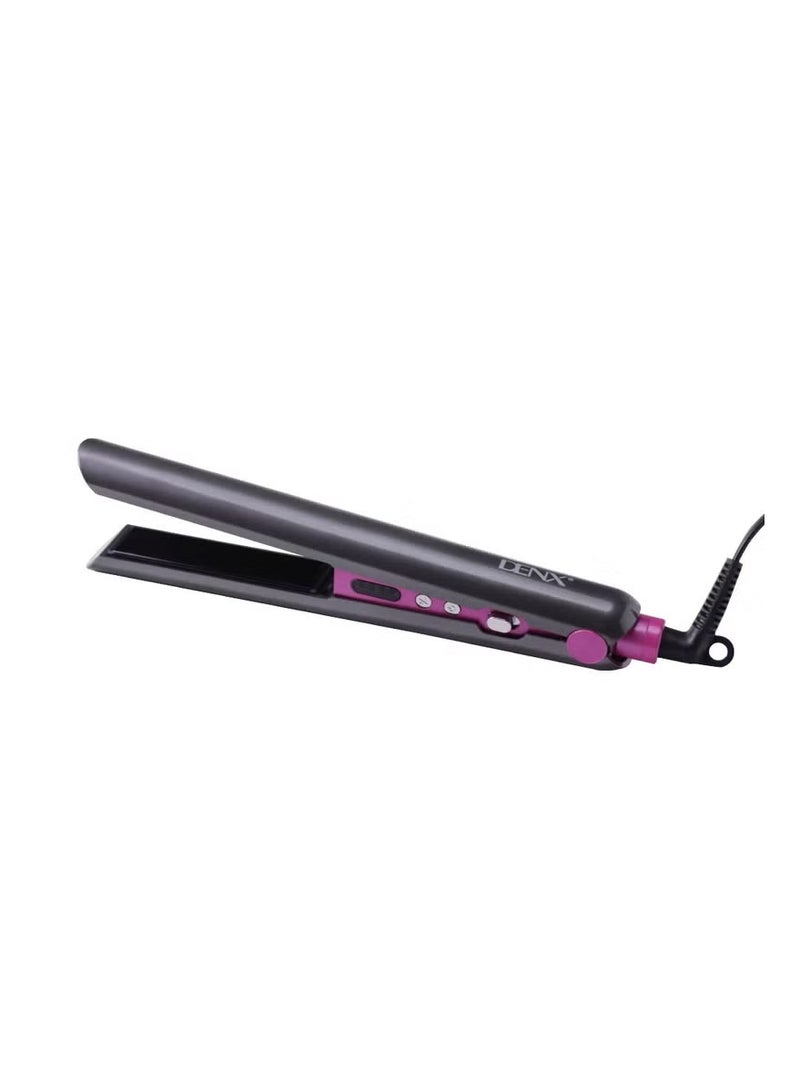 Denx Hair Straightener with Quick Heat-Up, Smooth Ceramic & Tourmaline Plates, Adjustable Temperature, Anti-Frizz Styling Tool for Sleek, Shiny, Salon-Quality Hair - Image 1