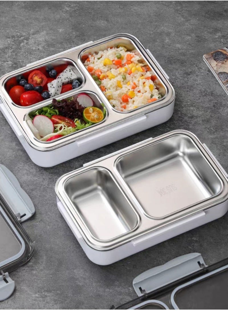 Beautiful Lunch Box, 304 Stainless Steel,  Compartment Non Flavored Lunch Box, Sealed And Leak Proof Separate Visible Bento Preservation Box - Image 4
