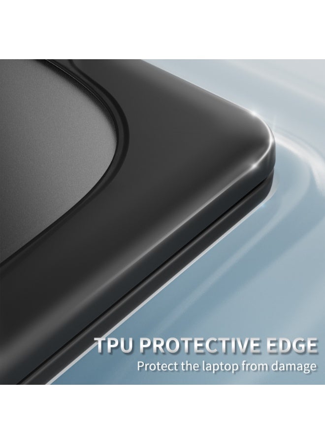 2024 HP ENVY X360 14 Laptop Case, Frosted Hard Shell Cover with Cooling Vents, Built-in Stand u0026 Shockproof Protection for 14-inch HP ENVY X360 2024 - Image 2