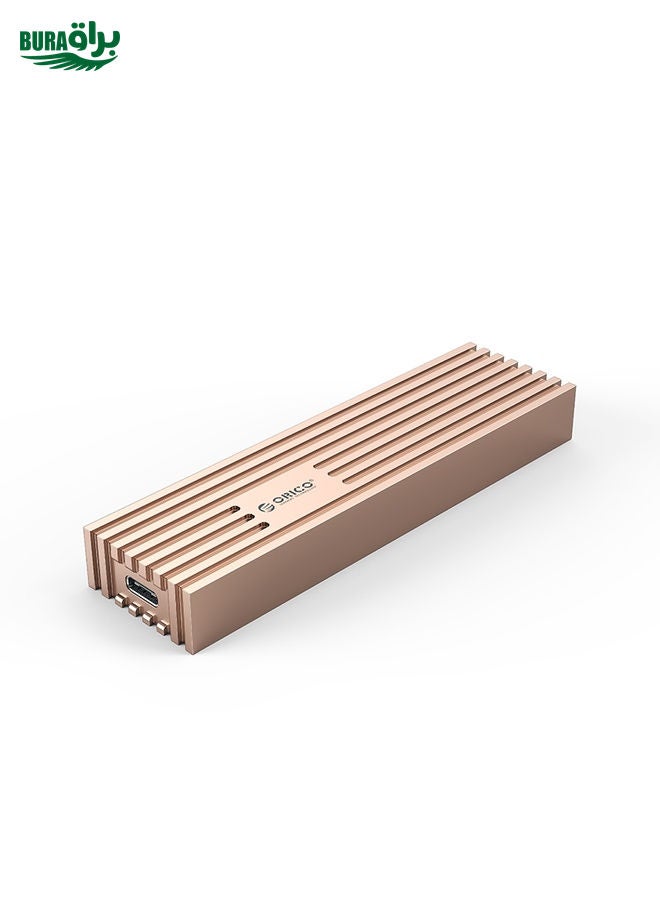 BURAQ ORICO M232C3-G2-RG 10Gbps M.2 NVMe SSD Enclosure(Gold) - Image 1