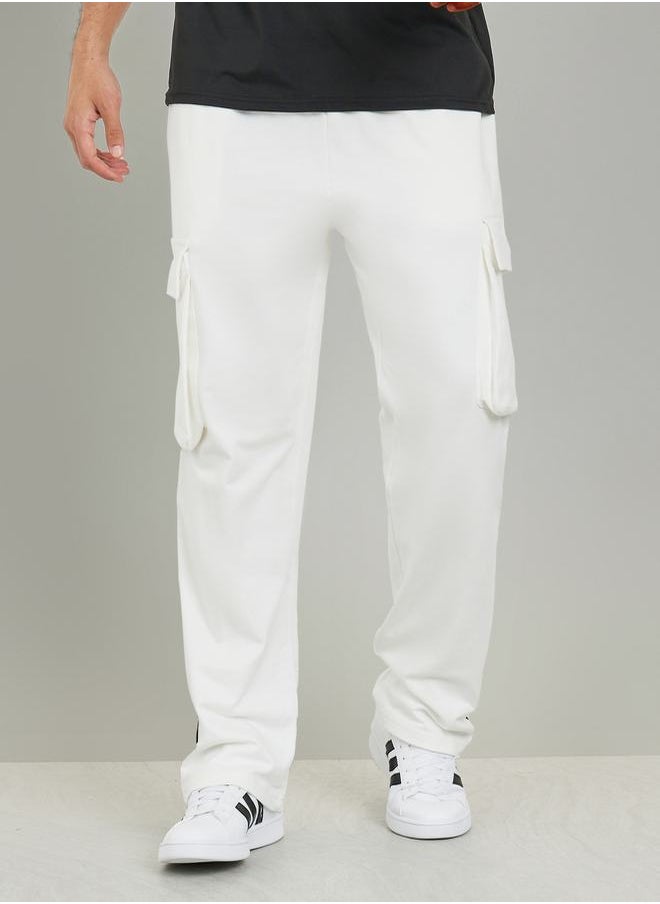 Styli - Side Striped Oversized Cargo Terry Jogger - Image 1