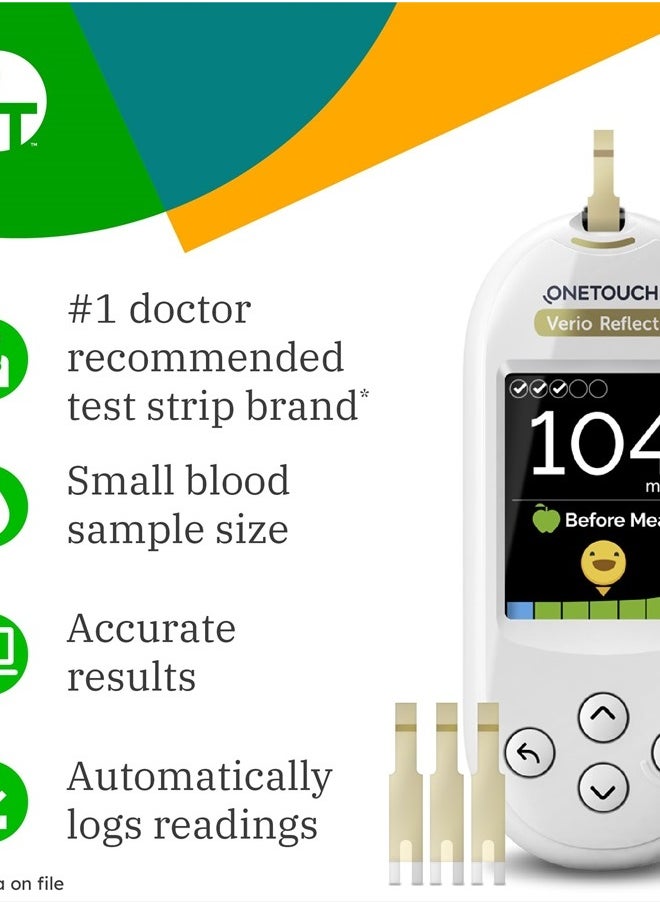 ONETOUCH Verio Test Strips for Diabetes Value Pack - 90 Count | Diabetic Test Strips for Blood Sugar Monitor | Home Self Glucose Testing | 3 Boxes, 30 Test Strips Per Pack  - Image 5