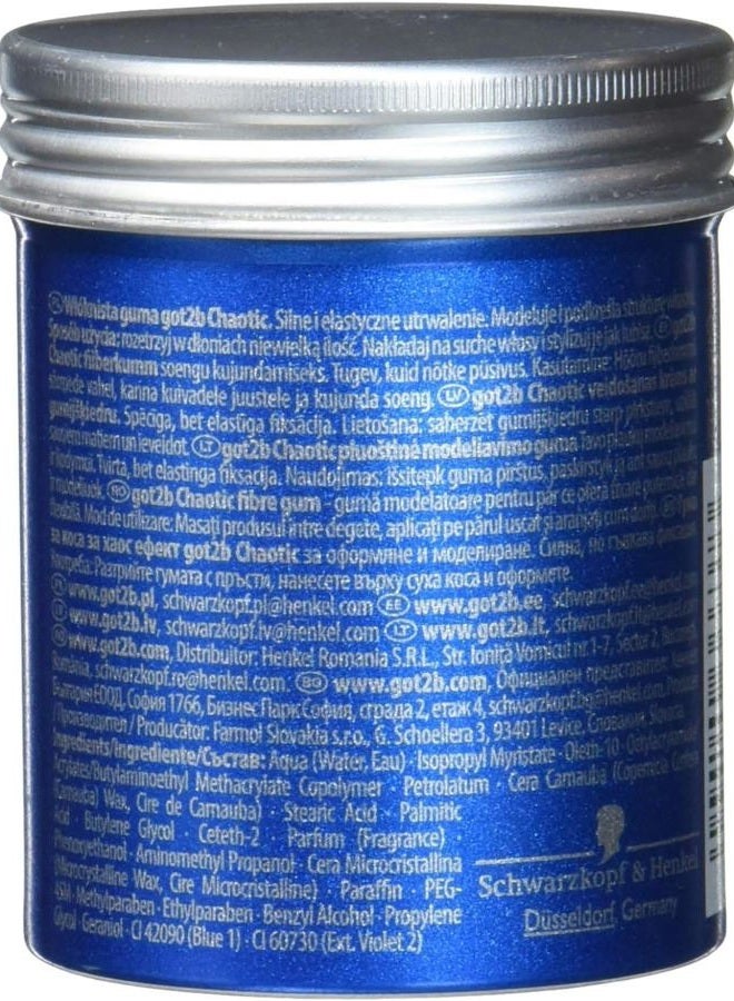 Got2b Chaot Modeling Fibre Gum Hold 3 (100ml) Hair Wax for Men Creates Tousled Looks, Hair Paste with Strong but Flexible Hold for Individual Styles - Image 2