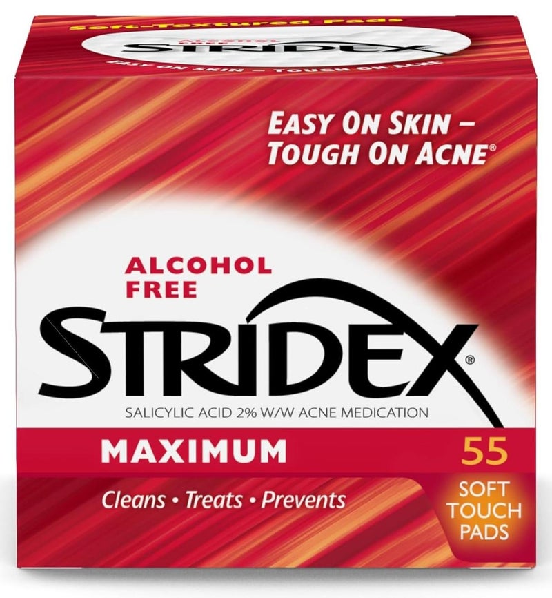 Stridex Soft Touch Pads 55-Pieces - Image 1