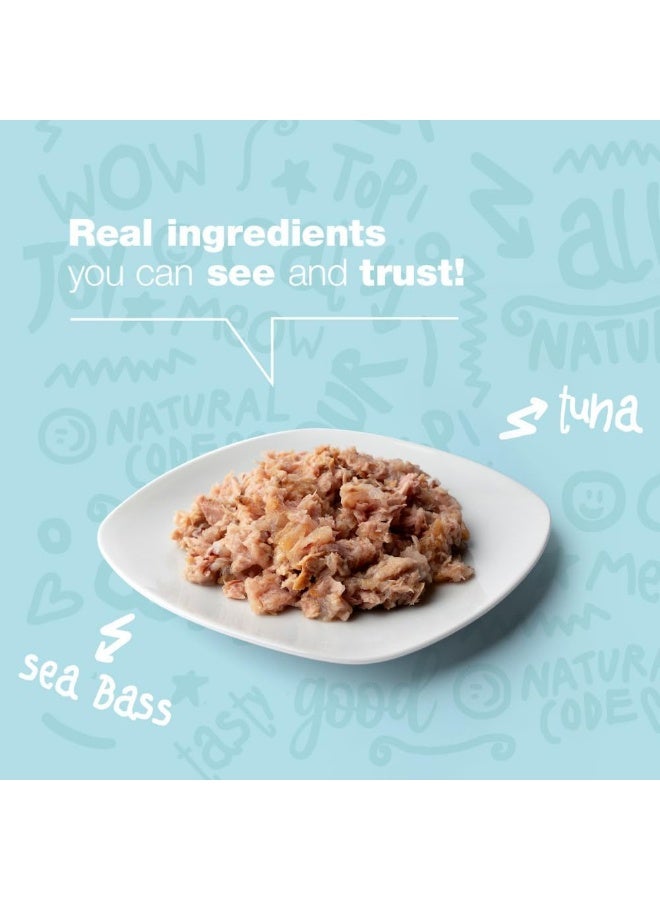 Natural Code ST05 Canned Tuna & Sea Bass for Cats - 85g - Image 2