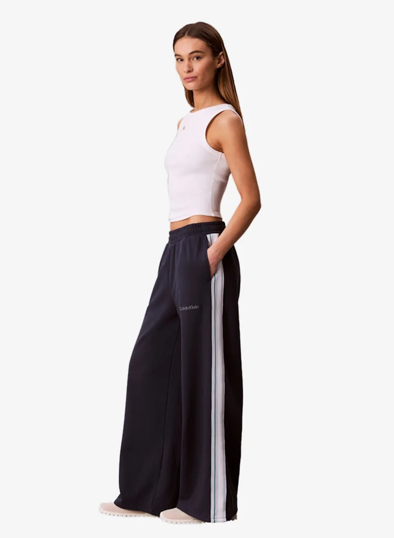 Calvin Klein Sports Blue Nights French Terry Wide Leg Joggers for Women | Best Price UAE