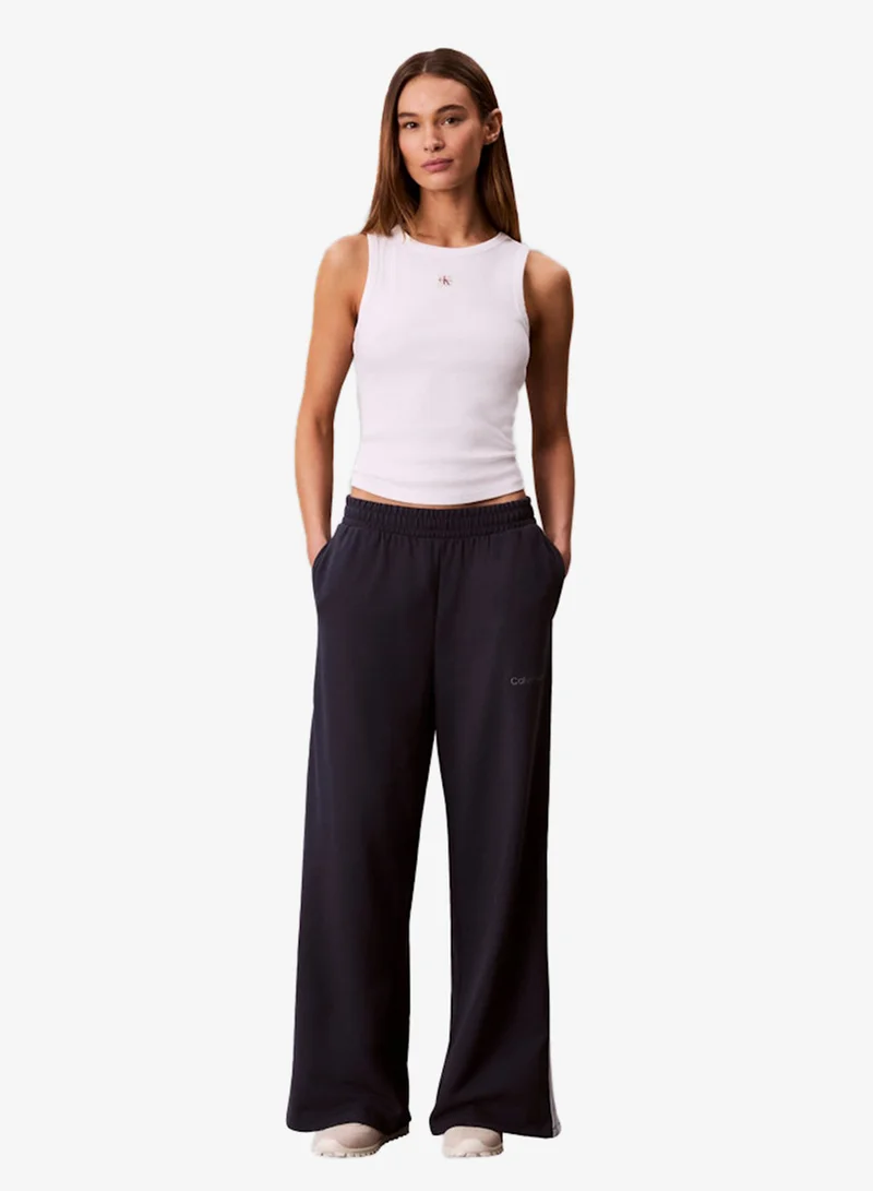 Calvin Klein Sports Blue Nights French Terry Wide Leg Joggers for Women | Best Price UAE