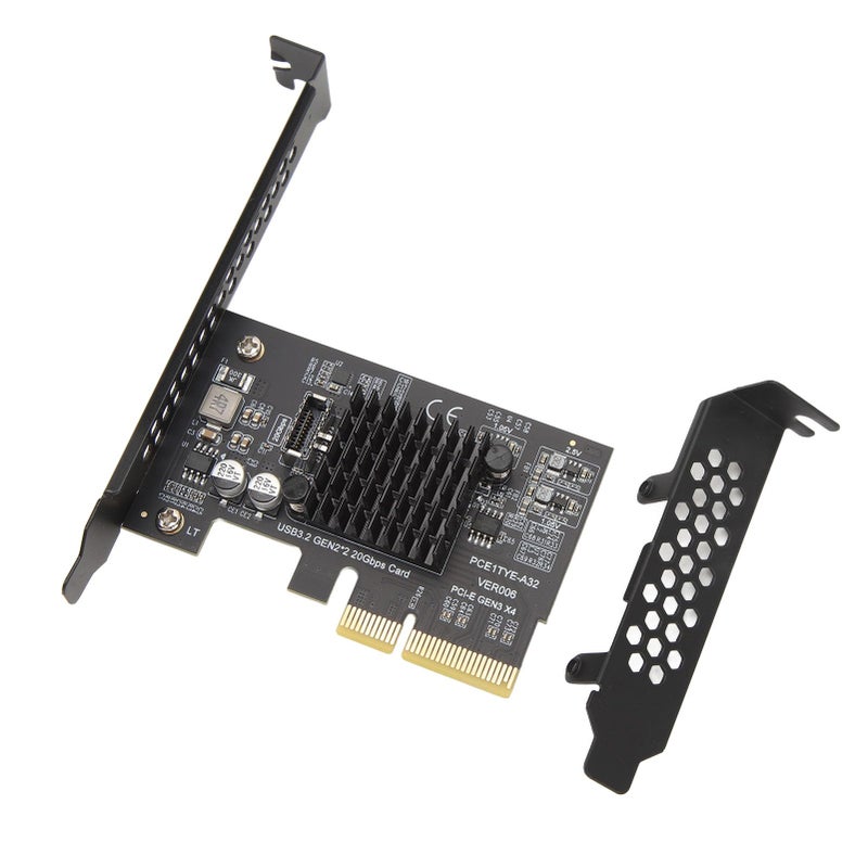 ASM3242 بطاقة توسعة USB 3.2 Gen 2 PCIe بسرعة 20 جيجابت في الثانية مع منافذ Type C و Type A - Image 5