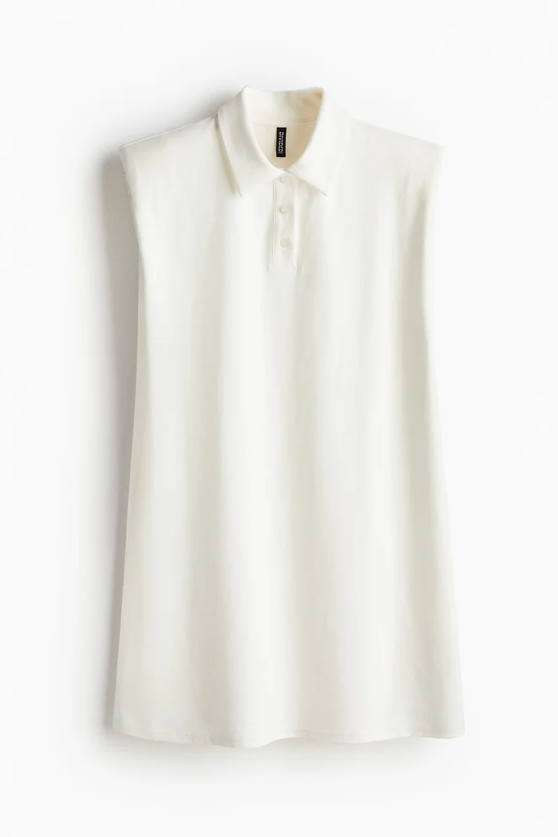 H&M Shoulder-pad polo dress