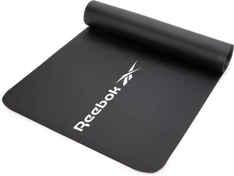 Reebok Studio Yoga Mat – Black – Non-Slip Cushioned Mat For Yoga And Pilates With Durable Texture For Stability And Comfort - Image 2