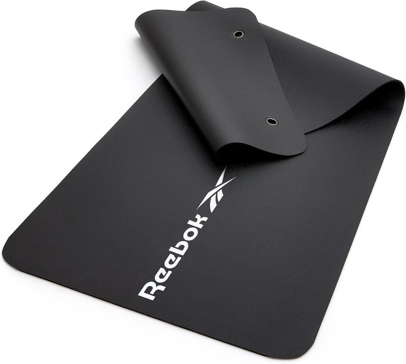 Reebok Studio Yoga Mat – Black – Non-Slip Cushioned Mat For Yoga And Pilates With Durable Texture For Stability And Comfort - Image 3