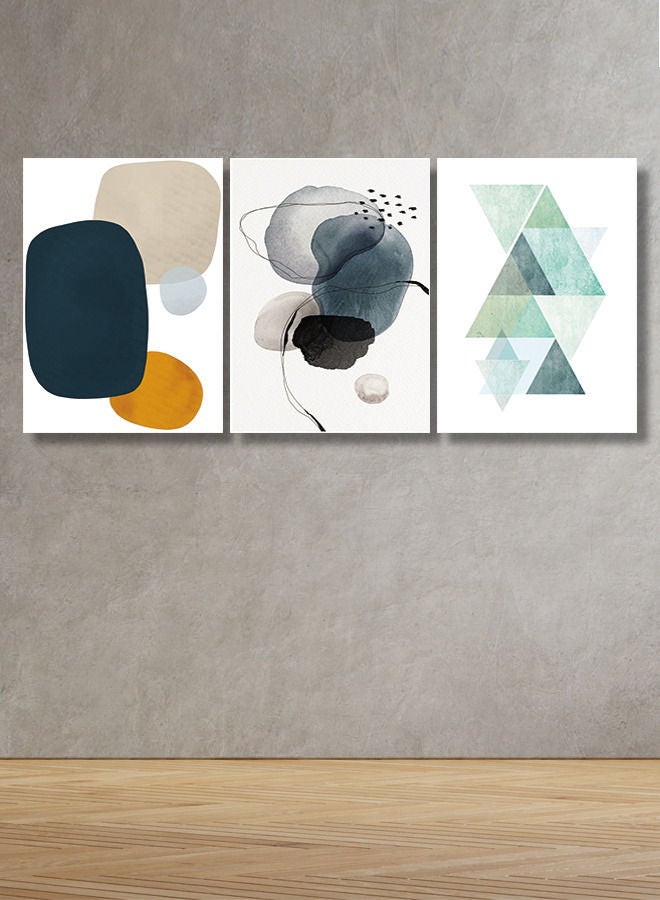 Marktna Decorative Wall Art Painting With a Modern Design 3 Pieces size 120x60cm - Image 1