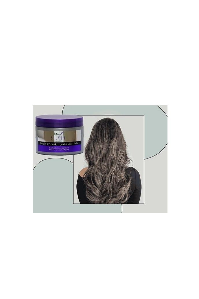 Silver X Silver Purple Hair Mask 300ml - Image 3