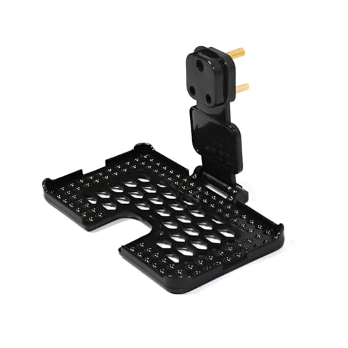 CERLINK Wall Mount Charger Holder Multi-Purpose Stand with 3 Pin Plug Just Fit in Soket and Hang for All Mobile Phones and Smart Watches - Black - Pack of 1 - Image 1