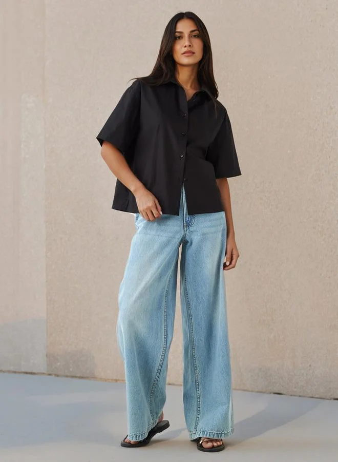 Splash FAV Cotton Shirt with Collar