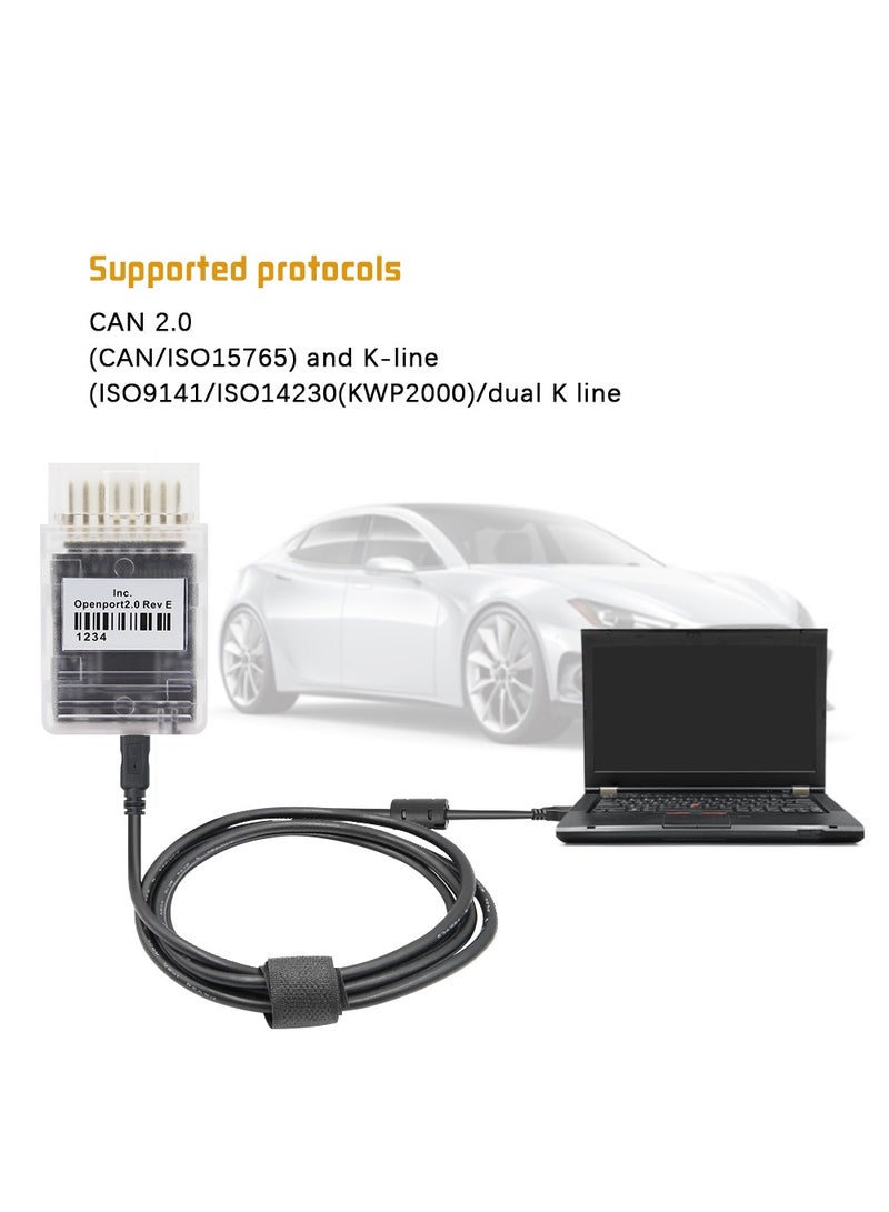 Loquat Full Chip Openport 2.0 ECU FLASH open port 2 0 Auto Chip Tuning OBD 2 OBD2 Car Diagnostic Tool For Mercedes-Benz J2534 Scanner - Image 3