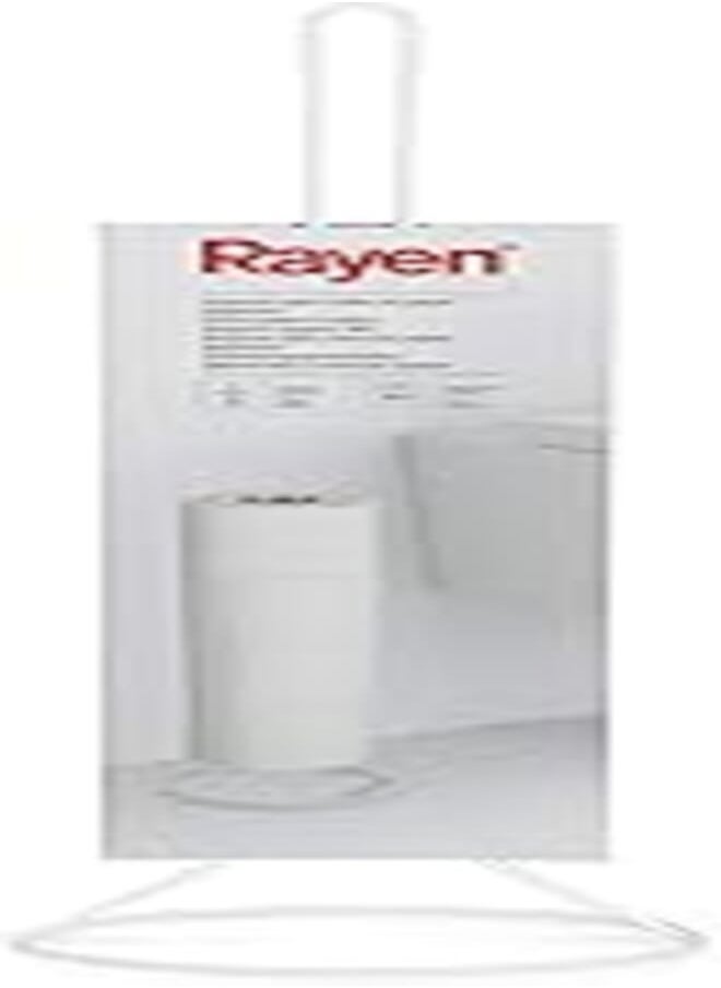 Rayen Rayen Toilet Paper Holder, Matte White, Measurements: 50 x 15 cm 