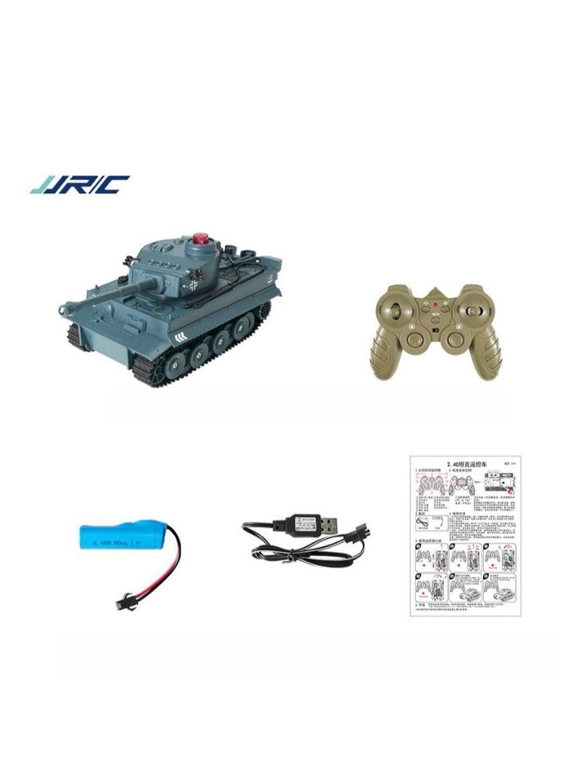 JJRIC - Simulation Remote Control Battle Tank Car Children's Toy Model Tank Remote Control Car - Image 1