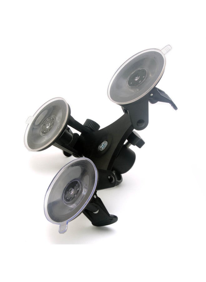 Sport Camera Accessories Tripod Suction Cup Car Suction Cup Vehicle Mounted Triangle Low Angle Gopro-Color:Three-leg Suction Cup + Adapter Length Adjustment ARM + Aee Screw - Image 3