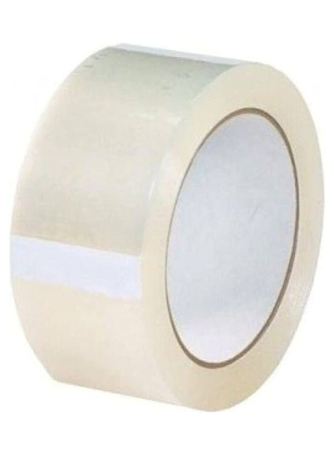 Clear Packing Tape | 2 inches x 50 yards Strong Heavy Duty Packaging Tape for Sealing Parcel Boxes, Moving Boxes Houses, Large Postal Bags, Office Supplies [1 Rolls] - Image 1
