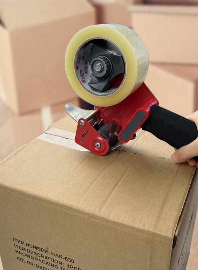 Clear Packing Tape | 2 inches x 50 yards Strong Heavy Duty Packaging Tape for Sealing Parcel Boxes, Moving Boxes Houses, Large Postal Bags, Office Supplies [1 Rolls] - Image 4