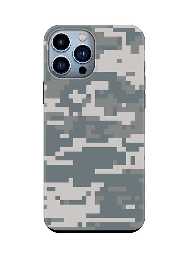 Stylizedd Tough Pro Case for iPhone 15 Pro Max Dual Layer Hybrid PC TPU Customized Mobile Cover Matte Finish Phone Case - Digital Camo  - Image 1