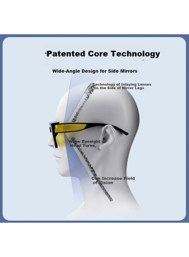 Bertha Bertha Day And Night Dual-use Anti-glare Night Vision Driving Glasses For Men Drivers Special Night Driving Sunglasses With Prescription Lens Cover  - Image 4
