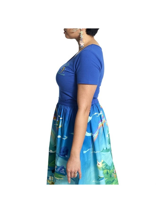 Loungefly Stitch Shoppe Disney Peter Pan - Tinkerbell Kelly Top - Size Small - Image 3