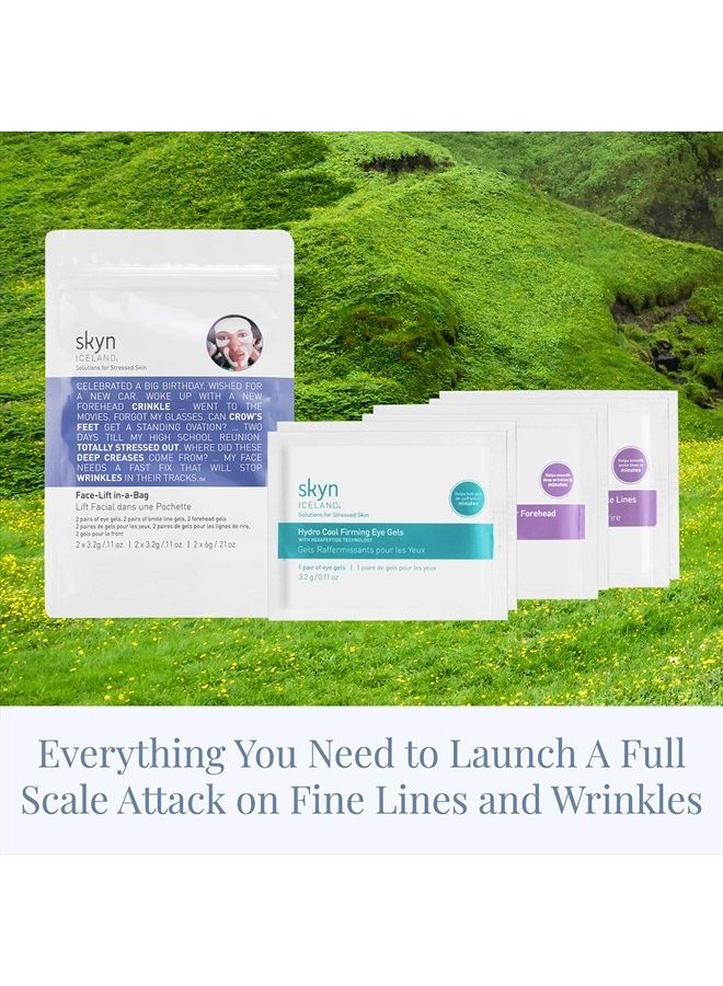 skyn ICELAND Face-Lift in-a-Bag: Essential Masks for Eyes, Forehead & Smile Lines - Image 4