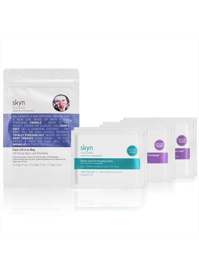 skyn ICELAND Face-Lift in-a-Bag: Essential Masks for Eyes, Forehead & Smile Lines - Image 1