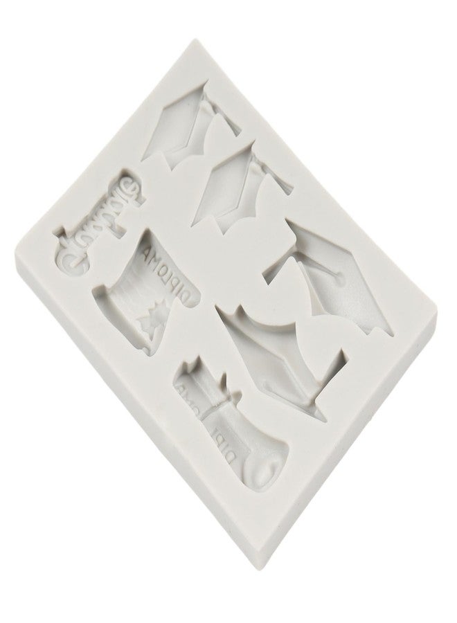QDMOLDS قوالب عجينة السكر للتخرج، قوالب سيليكون على شكل قبعة تخرج، قوالب قبعة بكالوريوس لتزيين الكيك، قوالب تزيين الكب كيك، قوالب سكر، قوالب شوكولاتة، قوالب حلوى، قوالب طين بوليمر، قوالب عجينة السكر - Image 5