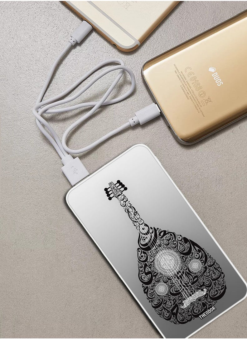 Theodor - 10,000 mAh Super Fast Charging Ultra Compact Power Bank with Quick Charge & Power Delivery, Portable Charger For iPhone and Android Guitar - Image 1