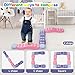 Miereirl 8Pcs Stepping Stones for Kids Balance Beam Toddler NonSlip Plastic Balance Stepping Stones Sensory Toys for Toddlers Indoor or Outdoor Play for Age 35 Years Pinkish Purple - Image 4