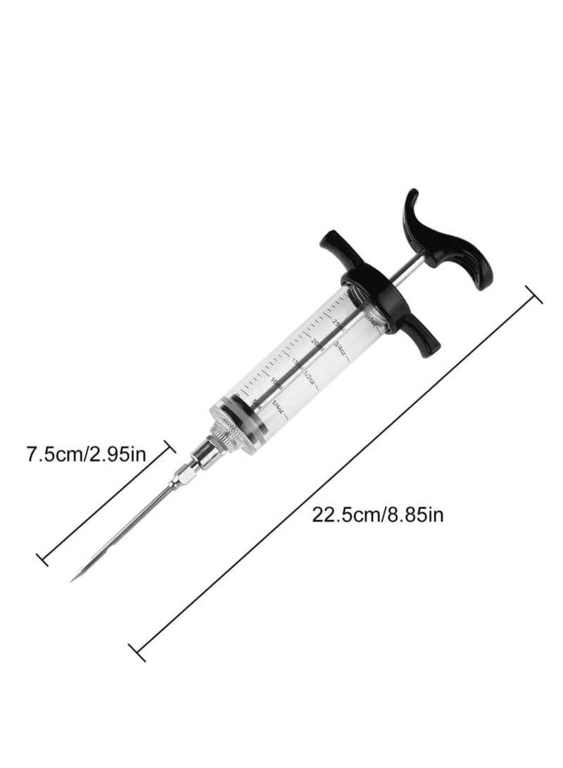 One Set General Meat Injector Seasoning Injector Injector Tool with BBQ Sauce Injector Needle - Image 2