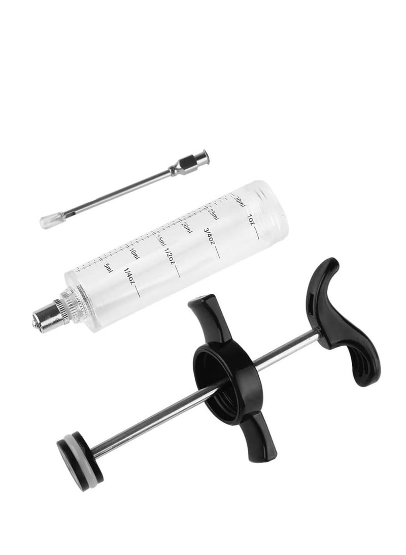 One Set General Meat Injector Seasoning Injector Injector Tool with BBQ Sauce Injector Needle - Image 3