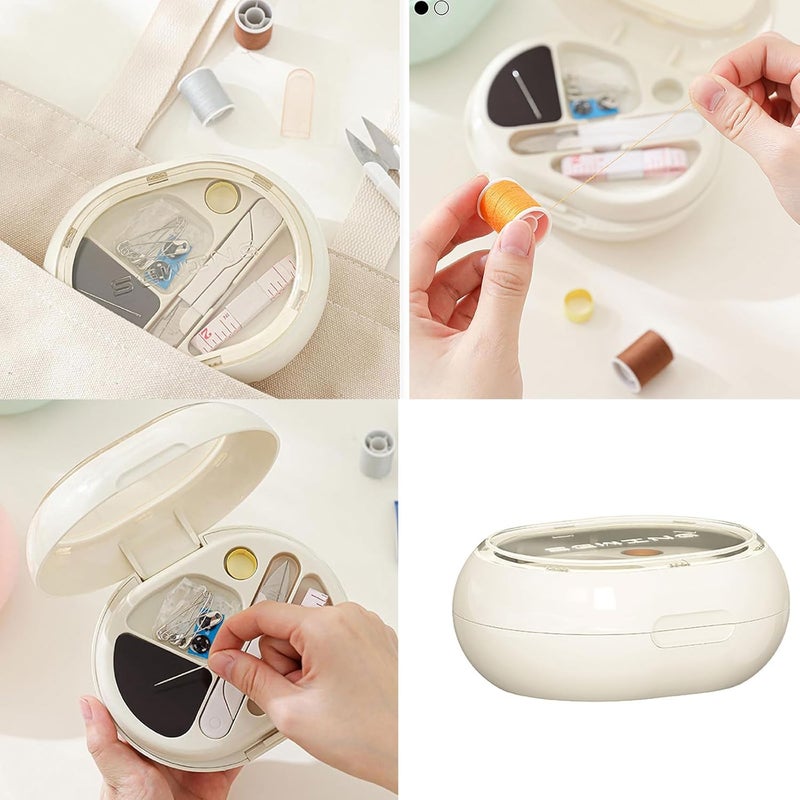 DIMITU Sewing Needle and Thread Set with Magnetic Case Professional Hand Sewing Supplies Sewing Repair Set for Travel Home Use - Image 2