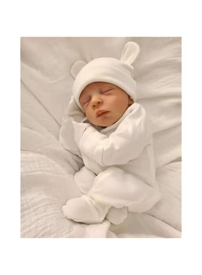 Lifelike Reborn Baby Dolls Crafted in Weighted Cloth Body - 18Inches Sleeping Realistic Newborn Baby Girl Dolls That Look Real and Feel Real - Image 1