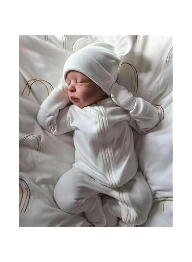 Lifelike Reborn Baby Dolls Crafted in Weighted Cloth Body - 18Inches Sleeping Realistic Newborn Baby Girl Dolls That Look Real and Feel Real - Image 5