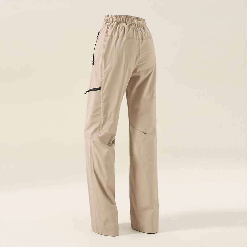 Petite Women Hiking Pants Slim Fit Lengthen Leg Effect Stretch S Size Blue - Image 3