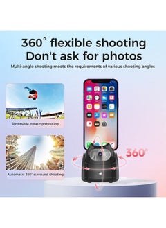 新品360智能跟拍云台神器免APP视频拍摄直播AI识别人脸追踪稳定器-颜色:Q5黑色（英文款）