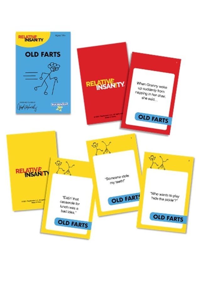 PlayMonster Relative Insanity â€” Old Farts â€” Hilarious Party Game Made and Played by Comedian Jeff Foxworthy â€” Ages 14+ â€” 4-12 Players - Image 2