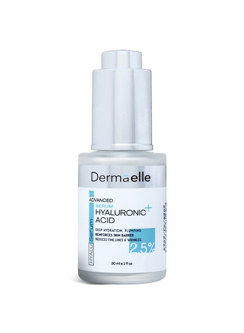 Dermaelle Advanced Hyaluronic Acid 2.5% Serum 30ml - Image 1