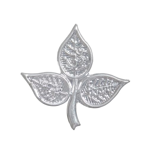 Vail Creations Silver Belpatra Leaves for Puja Shivji - Image 1