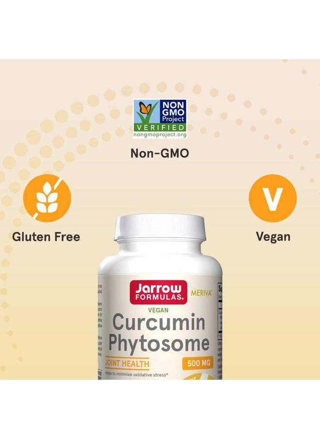 jarrow formulas Curcumin Phytosome 500 mg - 120 Veggie Capsules - Formulated with Meriva - Antioxidant Support Supplement - Joint Health & Support - 60 Servings  - Image 5