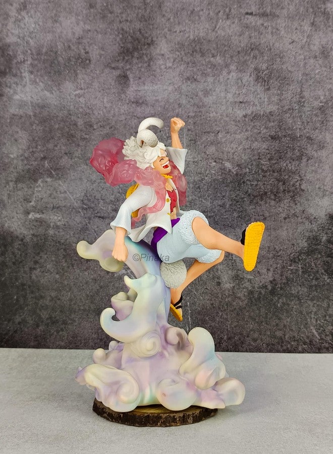 PINAKA One Piece Rabbit Ears Happy Nika Luffy Gear 5 25CM Anime Character Collection Model for Anime Collection Action Figure - Image 2