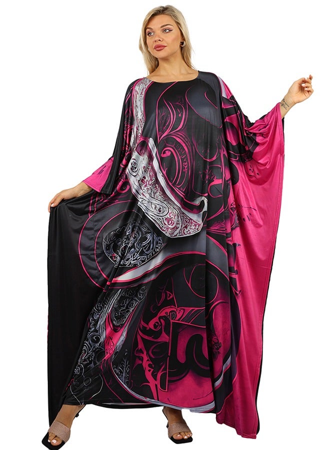 Zmurud Jersey Jalabiya- printed  - Image 1