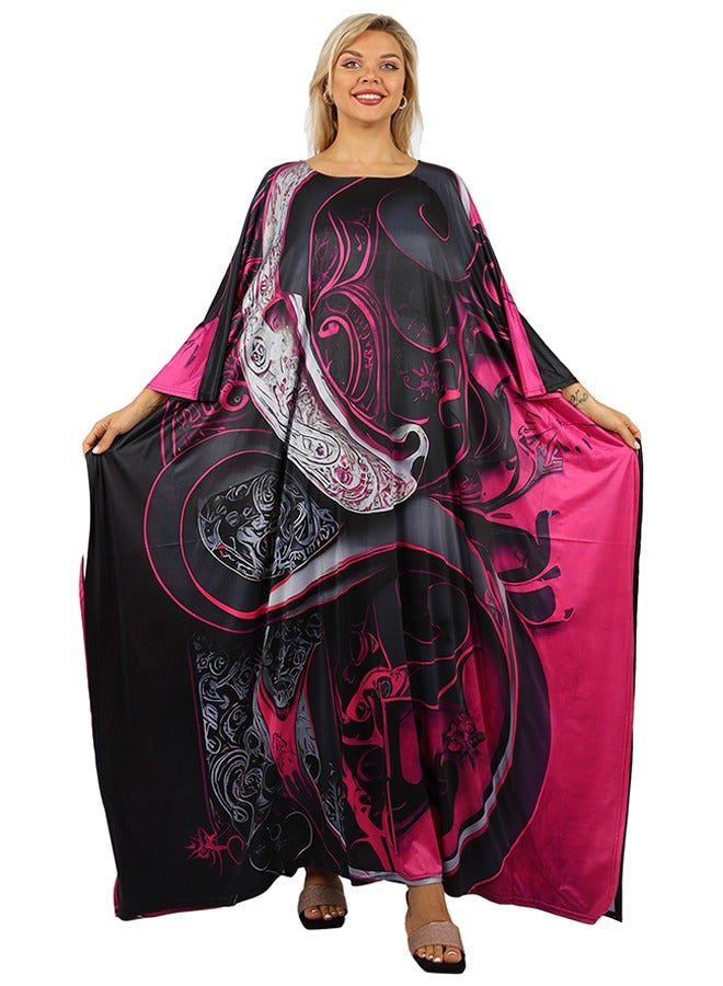 Zmurud Jersey Jalabiya- printed  - Image 3