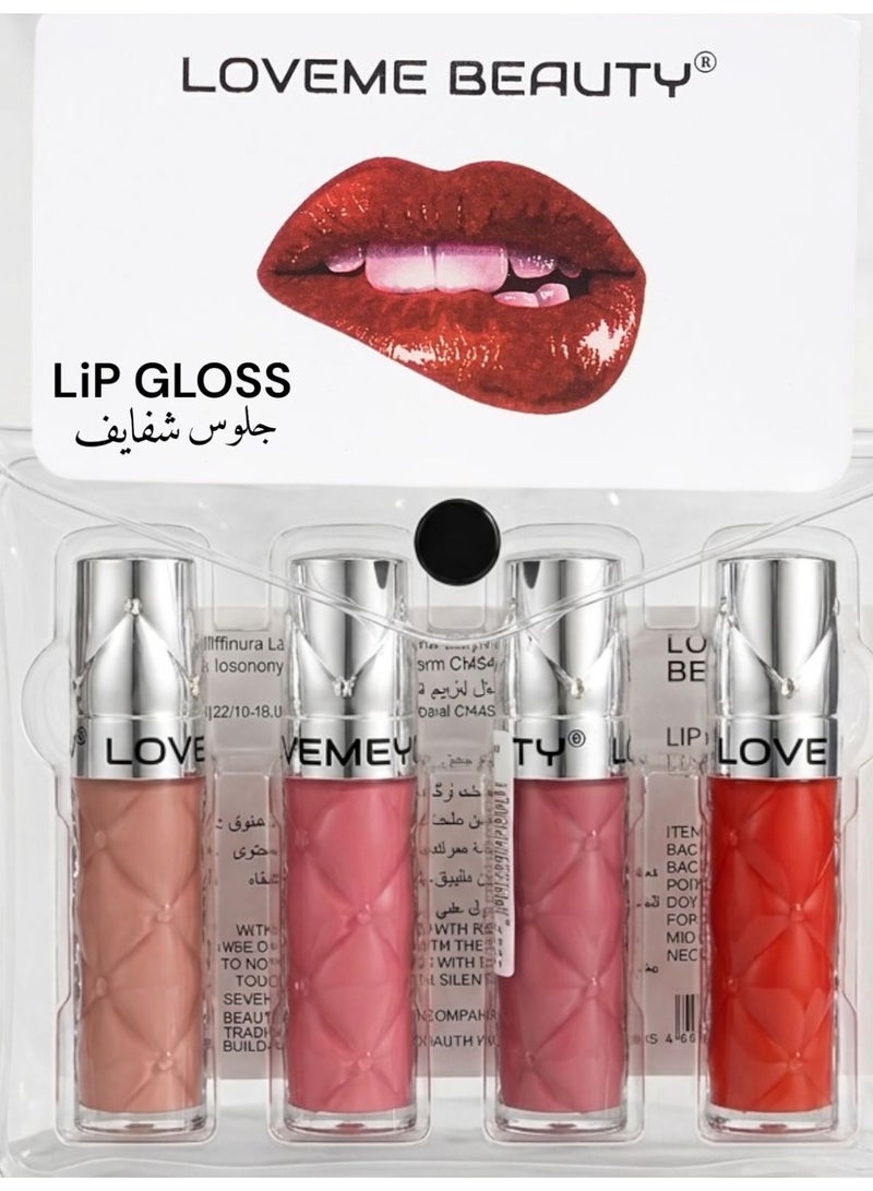 LOVEME LIP GLOSS 4PCS - Image 1